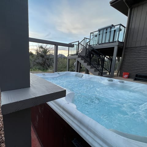 Take a dip in the Private Hot Tub