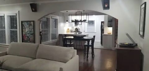 Living Room & Dining Room. Dining Table seats 4