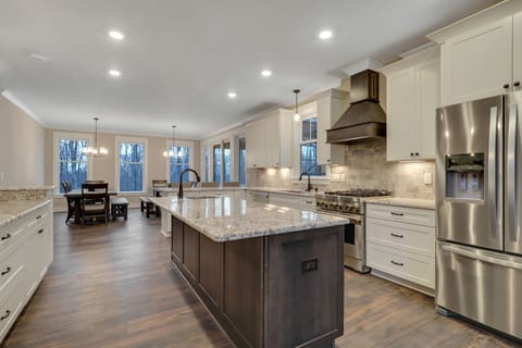 Dining area in the background