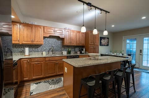 Fully stocked kitchen