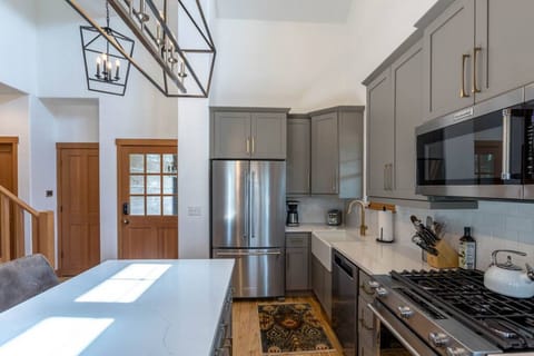 Fully-equipped kitchen.