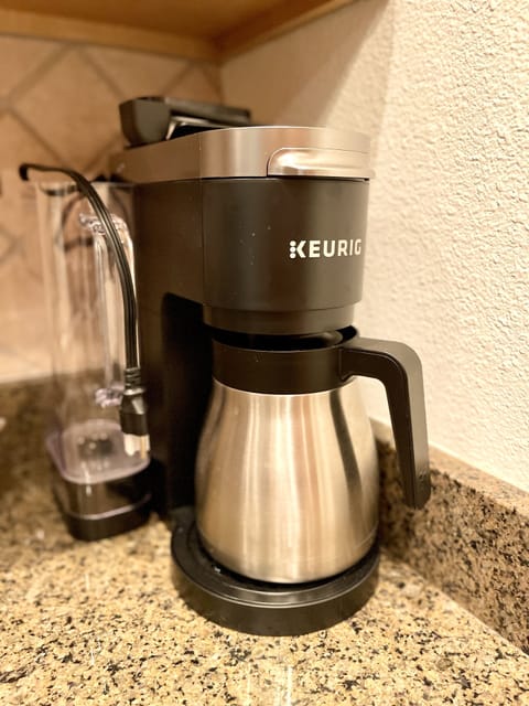 Brewed coffee or Keurig Cups is up to you - this machine makes both! 
