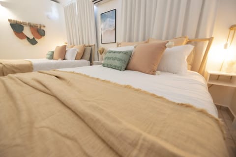Bedroom. Two comfortable Queen size beds.