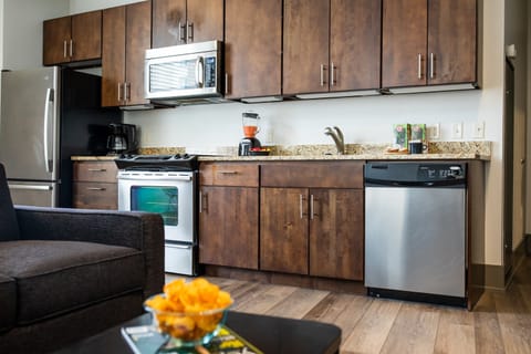 Curb your appetite by cooking a meal in your kitchen.