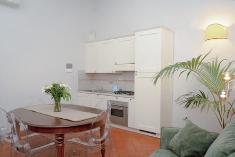 living-room with corner area and kitchen corner