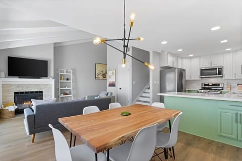 Spacious dining room and open floor plan 