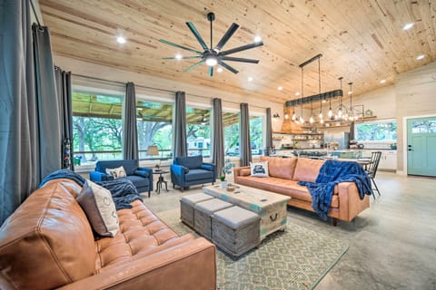 Blanco Vacation Rental | 3BR | 2BA | 1,400 Sq Ft | Stairs Required for Entry
