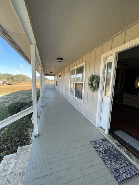 Great front porch for sipping on a cool beverage or fixing world problems.