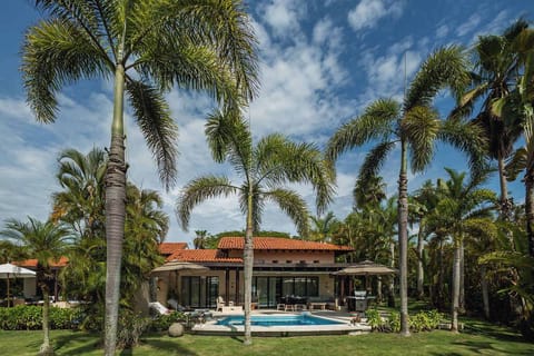 Poolside comfort with tropical views