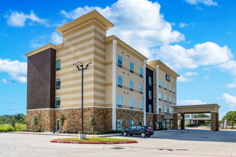 Arrive with ease at a modern hotel with convenient parking.