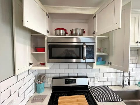 Prepare culinary delights in our well-equipped  kitchen