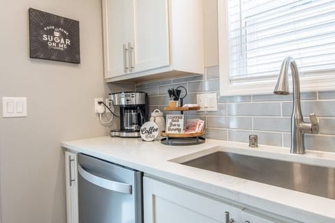 Lower kitchen coffee bar