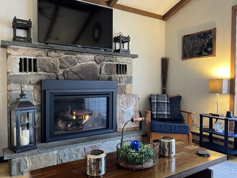 Cozy Family Room Fireplace