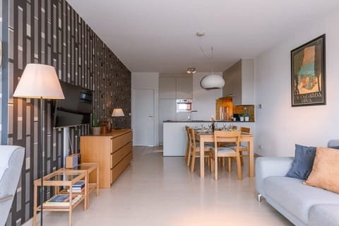 Stylish living and dining room