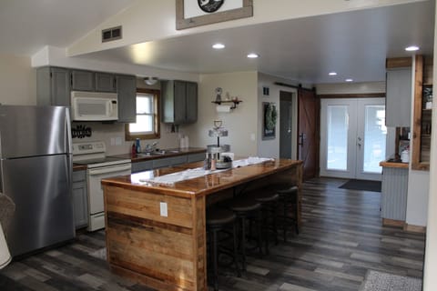 Kitchen and dining area