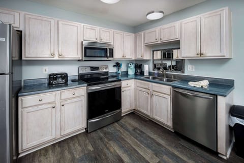 Fully stocked kitchen