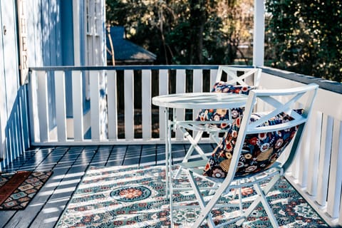 Front Balcony and Entry.