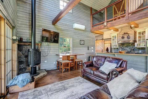 the living room...