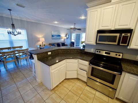 Kitchen w/ Pantry with 10 Cup Coffee Maker, Kuerig, Toaster, Microwave