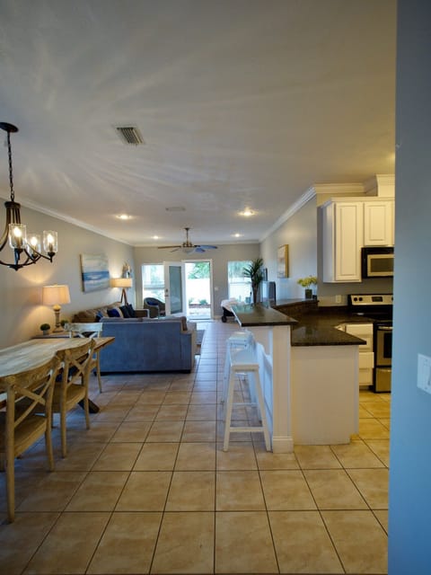 1st Floor Living, Dining, Kitchen on Ground Level w/ access to 1st flr Master BR