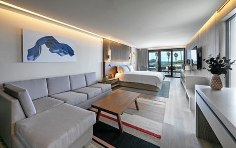 Living Room. Exact unit will be assigned upon arrival. Views, colors, and decor may vary