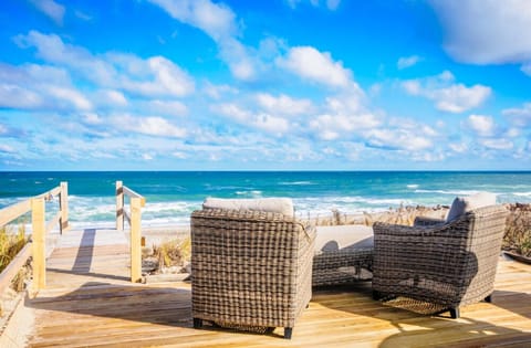 Welcome to 70 B Salt Marsh Road, Sandwich! Here is your private ocean deck.