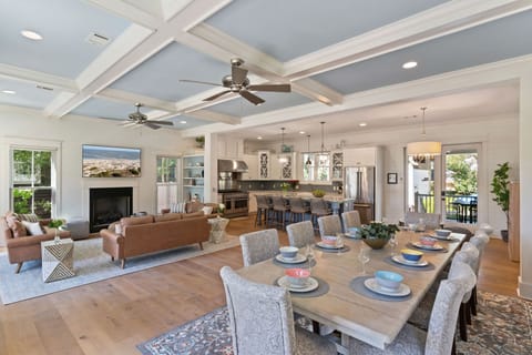 Open Dining, Living and Kitchen