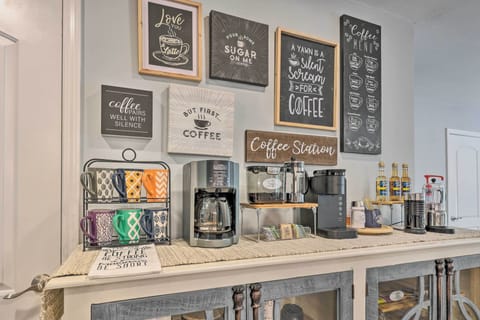 Coffee Bar | Main Level | Drip Coffee Maker | Keurig | French Press