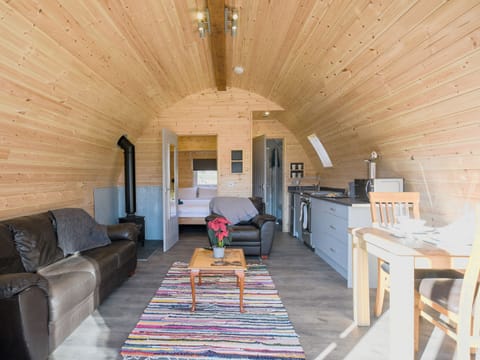 Open plan living space | Creyr Glas Pod - Y Gadlas, Penybontfawr, near Llanfyllin