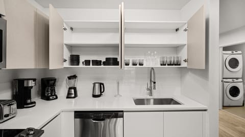 Kitchen cabinets come stocked with a complete set