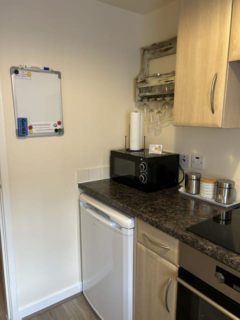 32, Well equipped kitchen with fridge and everything you might need for a short stay.