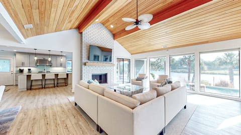 Living Room with HDTV
