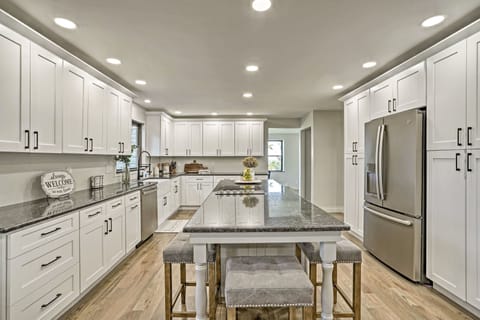 Gourmet Kitchen | Fully Equipped - Large kitchen island ready for a feast