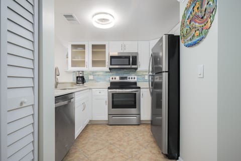 Fully Equipped Kitchen with Stainless Steel Appliances