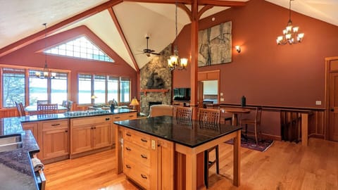 Kitchen Area with and open floor plan