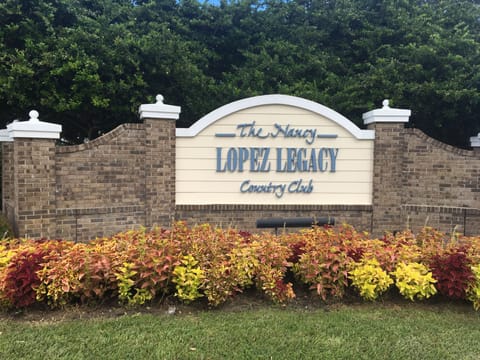 Nearby championship golf course.