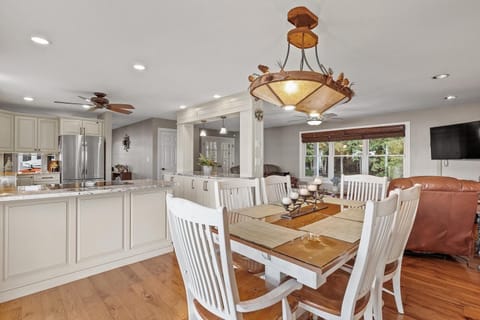 dining area next to kitchen