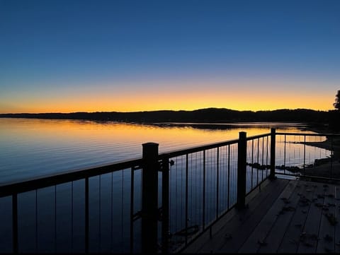 West Bay sunset from New deck!