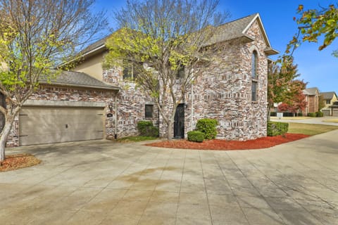 Front entry and 2 car garage