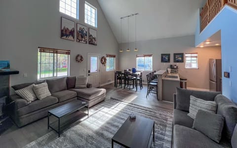 Two story main floor living space.