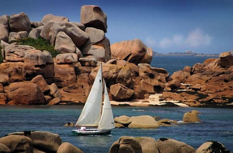 Studio n°2 - Large apartment - Perros-Guirec - Port de Ploumanac'h. Apartment in Perros-Guirec