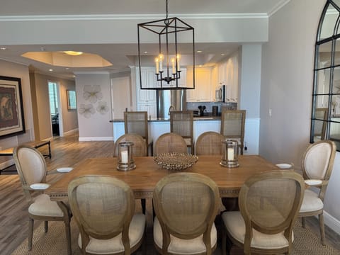 Dining table for eight