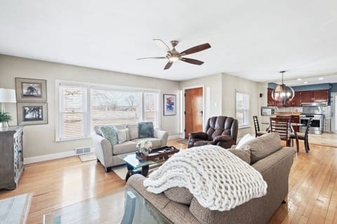 Living Room into Kitchen