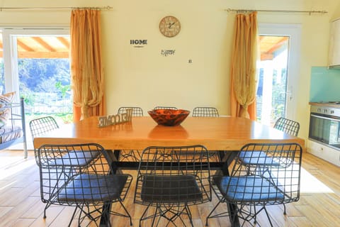 Delightful dining area leading to terrace %26amp%3B garden