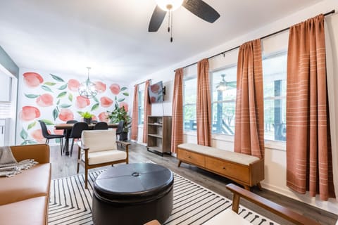 Living and Dining Room on Main Level