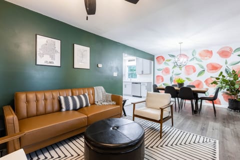 Living and Dining Room on Main Level