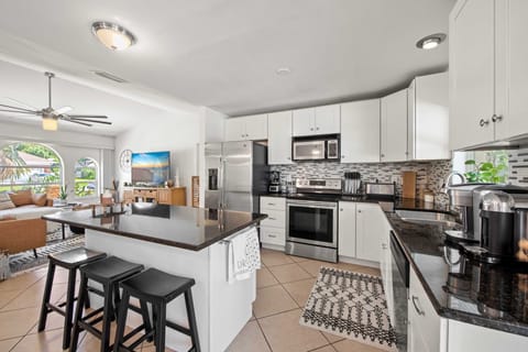 Fully stocked kitchen