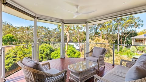 The house has an open-plan design, making the place look more spacious, airy, and bright.