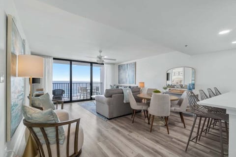 Living room area with sleeper sofa