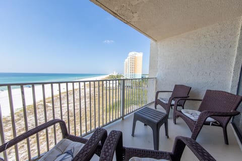 Private balcony.